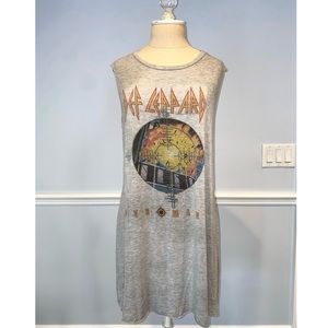 NWOT Lauren Moshi Def Leppard Pyromania Dress